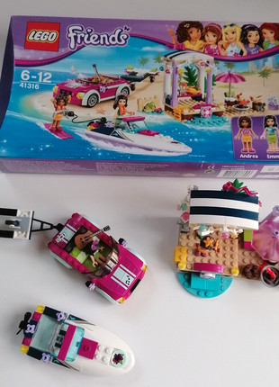 LEGO Friends Andrea s speedboat transporter. 41316. In original