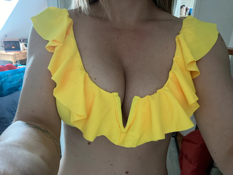 Maillot de bain jaune taille S 1