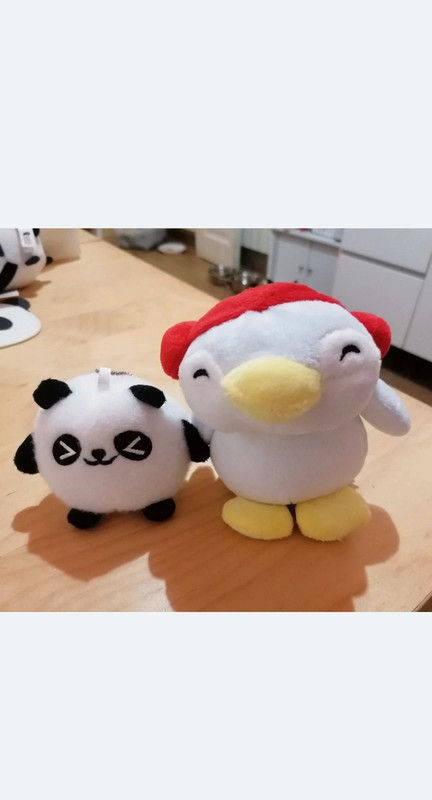 Peluche panda e pinguino miniso Vinted