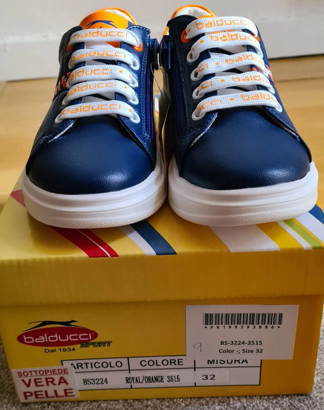 Sneakers Balducci - bleu électrique et orange - EU32 5