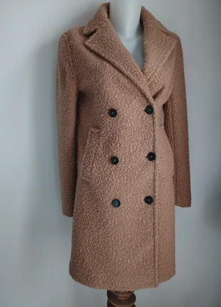 Manteau Caroll mi Long 36 en fausse laine mouton bouclé, marque: Caroll, état: Très bon état, taille: S / 36 / 8, 55,00 €, 58,45 € Protection acheteurs (Pro) incluse