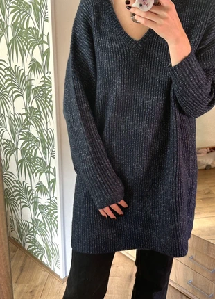 Oversized Navy Blue Knitwear Wool Mix Dress, marca: Glamorous, estado: Nuevo con etiquetas, tamaño: S / 36 / 8, 22,00 €, 23,80 € Protección al comprador incluida