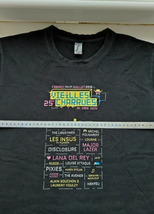 T-shirt collector 2016 Festival Vieilles Charrues Noir, marca: Festival Des Vieilles Charrues, estado: Bom, tamanho: M, €6.00, €7.00 inclui Proteção do Comprador