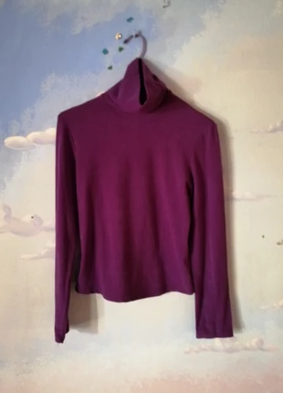 Jersey mujer de cuello alto morado. , état: Très bon état, taille: M / 38 / 10, 18,00 €, 19,60 € Protection acheteurs incluse