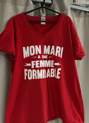 T-shirt rouge, brand: Gildan, condition: Satisfactory, size: XXL / 44 / 16, €3.00, €3.85 includes Buyer Protection