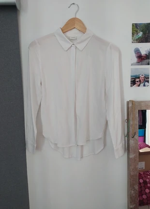 Chemise blanche Jacqueline de Yong, marca: Jacqueline de Yong, estado: Muy bueno, tamaño: XS / 34 / 6, 3,00 €, 3,85 € Protección al comprador incluida