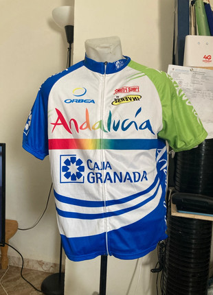 Maillot cycliste Andalucía Caja Granada, marke: Orbea, zustand: Sehr gut, größe: XL, 25,00 €, 26,95 € inklusive Vinted-Käuferschutz