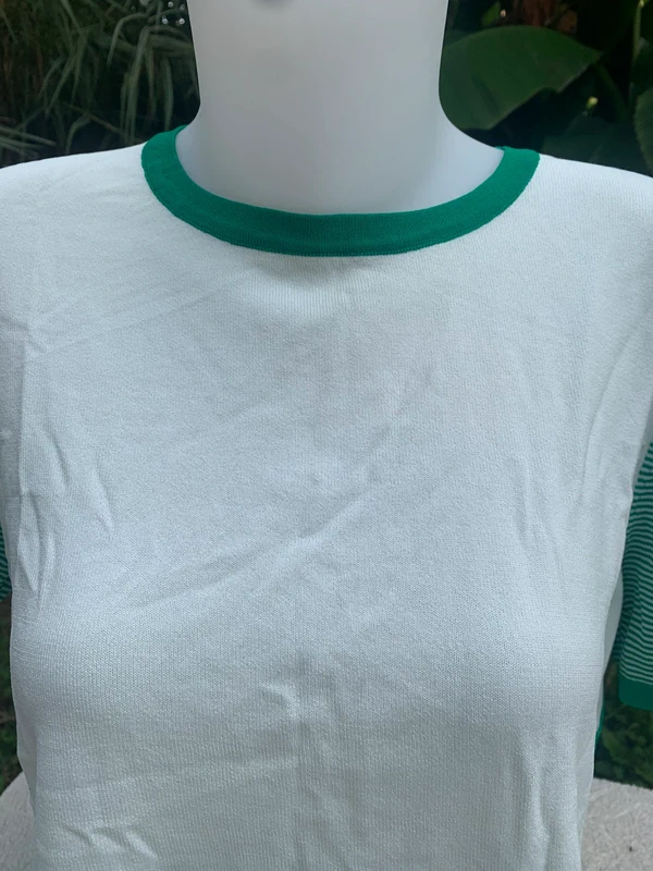 Pull fin Cristina manches courtes taille XL/XXL - photo numéro 4