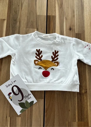 Pull renne de Noël bébé, brand: Noël, condition: New without tags, size: 9-12 months / 74 cm, €3.00, €3.85 includes Buyer Protection