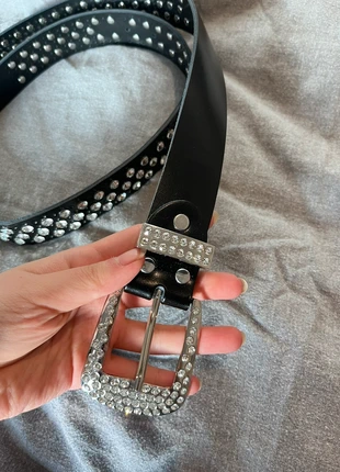 Black rhinestone belt, brand: y2k, condition: New without tags, size: 42 inches, £8.00, £9.10 includes Buyer Protection