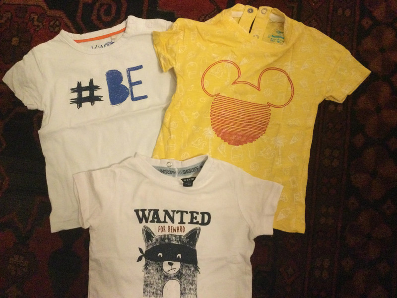 Lot 3 T-shirts manches courtes 1