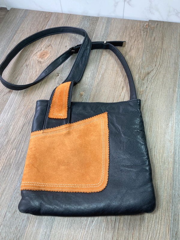 Black Y2K Suede Bag