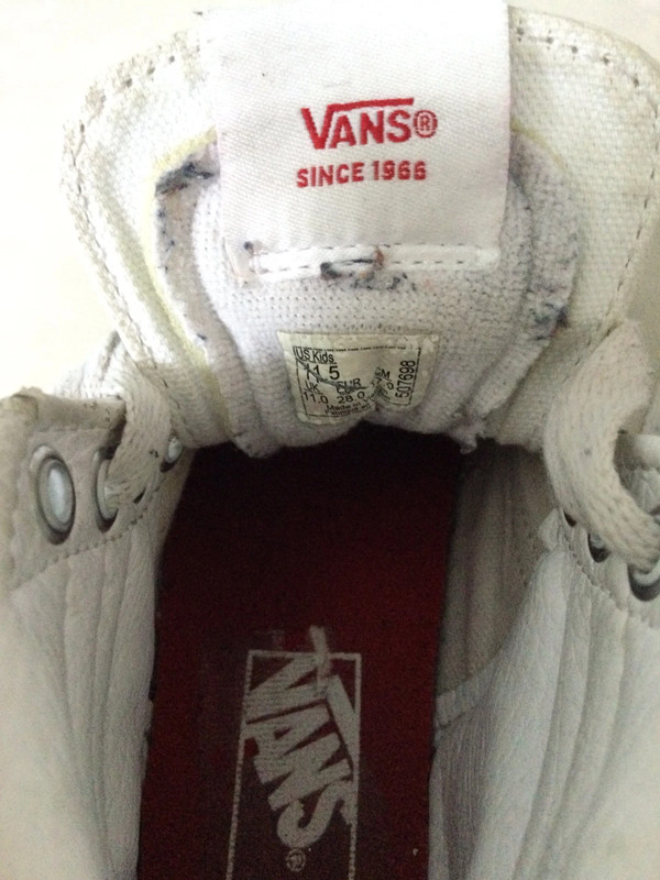 Vans montantes enfant blanche Vinted