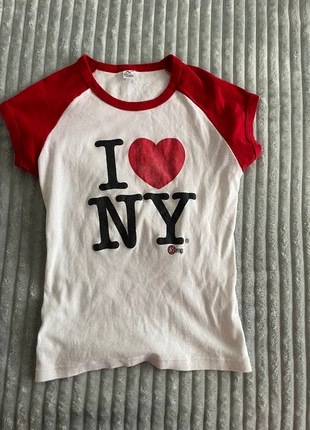 T-shirt manches courtes New York tendance, condition: Good, size: XS / 34 / 6, €5.00, €5.95 includes Buyer Protection