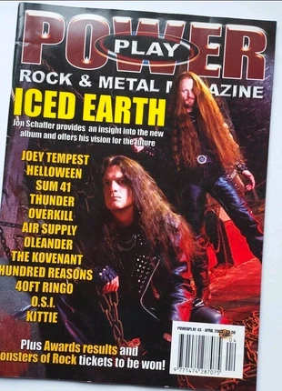 Power Play Magazine - No. 43 April 2003 - Iced Earth Helloween Thunder, condition: Very good, €5.00, €5.95 includes Buyer Protection