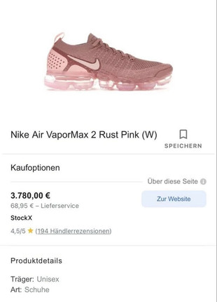 Air vapormax rust pink sales