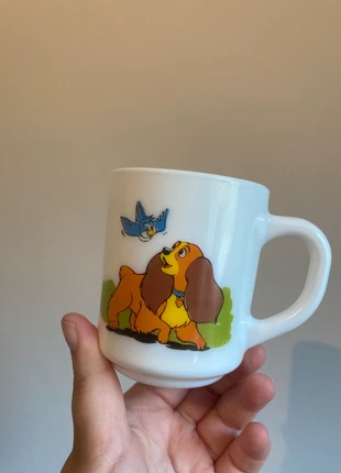 Tasse Arcopal Disney La Belle et le Clochard, marque: Disney, état: Très bon état, 6,00 €, 7,00 € Protection acheteurs incluse