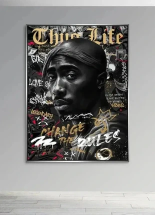 Poster di Tupac Shakur, marque: RAP, état: Neuf sans étiquette, 10,99 €, 12,24 € Protection acheteurs incluse