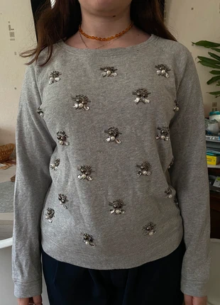 Pull gris, brand: Vintage Chic, condition: Good, size: M / 38 / 10, €3.99, €4.89 includes Buyer Protection