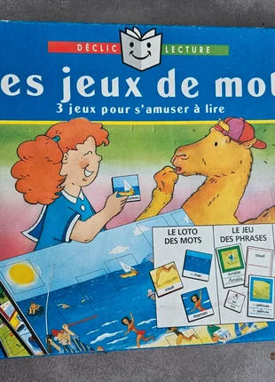 Mes jeux de mots 3 jeux pour s'amuser à lire, marca: Nathan, estado: Bom, tamanho: 5 anos / 110 cm, €3.00, €3.85 inclui Proteção do Comprador