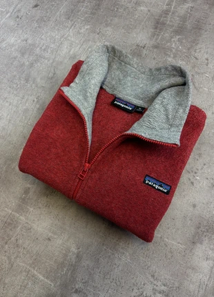 Veste en polaire patagonia full zips unies rouge logo brodé taille XL homme / CLA082, marke: Patagonia, zustand: Sehr gut, größe: XL, 49,90 €, 53,10 € inklusive Vinted-Käuferschutz