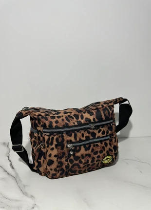 Leopard printed crinkle nylon crossbody strap shoulder bag Women Travel Bag Girls School work, brand: Unbranded, condition: New with tags, £11.99, £13.29 includes Buyer Protection