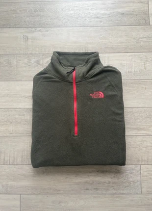 Sweat half zip polaire the north face 1/4 zipped fleece couleur kaki/rose taille M, brand: The North Face, condition: Very good, size: M, €27.00, €29.05 includes Buyer Protection