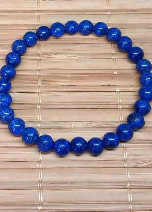 Bracelet en perles de pierres polies Azurite, zustand: Neu, 2,45 €, 3,27 € beinhaltet Vinted-Käuferschutz Pro