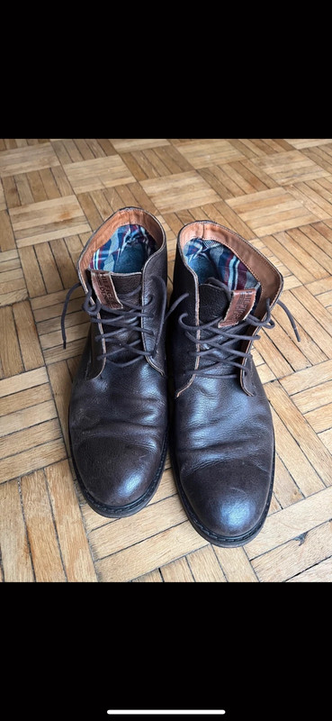 Chaussures de ville Tommy Hilfiger marron en cuir pour homme - Touj