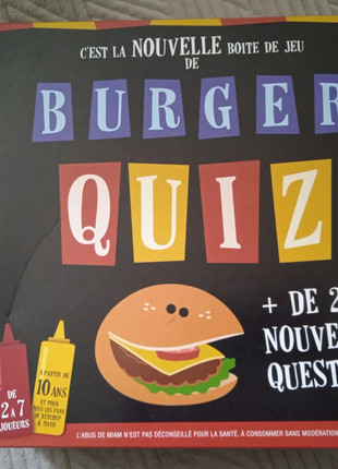 Burger Quiz : Règle du jeu