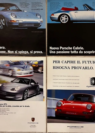 4x Pubblicità Originali “Porsche 991 993 - 996”, marke: Porsche, zustand: Sehr gut, 20,00 €, 21,70 € inklusive Vinted-Käuferschutz