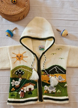 Occasione! Felpa Lana Bambino 2 Anni | Fatta a Mano Perù | Pezzo Unico Etnico, merk: Lana, staat: Heel goed, maat: 24-36 maanden / 92 cm, € 20,00, € 21,70 inclusief Kopersbescherming
