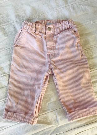 Petit pantalon a rayures roses et blanches en douze mois, marque: Petit Bateau, état: Bon état, taille: 12-18 mois / 80 cm, 5,00 €, 5,95 € Protection acheteurs incluse