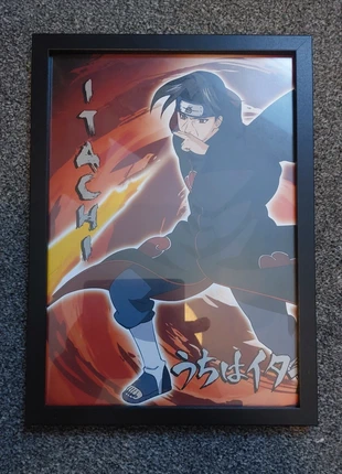 Naruto A4 Black Frame Print Itachi, brand: Naruto, condition: New without tags, £8.00, £9.10 includes Buyer Protection