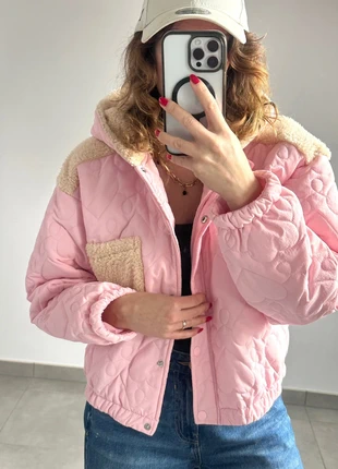 Veste matelassée rose détails moumoute, marque: Tezenis, état: Neuf sans étiquette, taille: S / 36 / 8, 15,00 €, 16,45 € Protection acheteurs (Pro) incluse