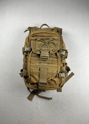 Sac À Dos Tactique MaxGear Nylon Khaki MOLLE Extensible 30L, marque: Vintage Dressing, état: Très bon état, 74,90 €, 79,35 € Protection acheteurs (Pro) incluse
