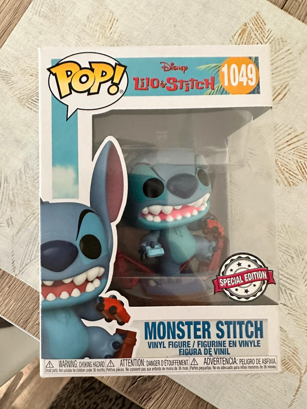 Figurine Monster Stitch / Lilo Et Stitch / Funko Pop Disney 1049 /  Exclusive Spécial Edition