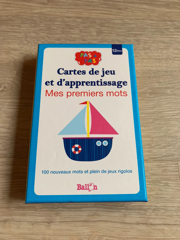 CARTES DE JEUX ET D'APPRENTISSAGE - MES 100 PREMIERS MOTS (DES 1 AN)