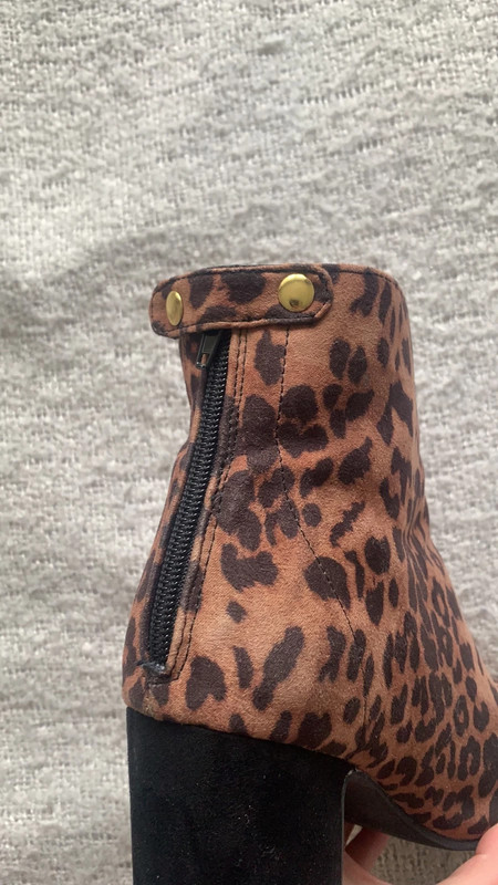 Leopard print ankle clearance boots new look