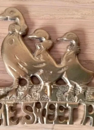 Vintage messing kapstok ducks keyholder, marca: Vintage Living, estado: Muito bom, €20.00, €21.70 inclui Proteção do Comprador
