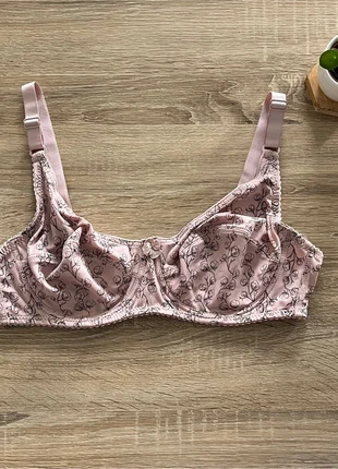 Lunna - Soutien gorge rose pastel, neuf, motif fleurs/roses, avec armature, sans coque, brand: Lunna, condition: New without tags, size: 100D, €10.00, €11.20 includes Buyer Protection