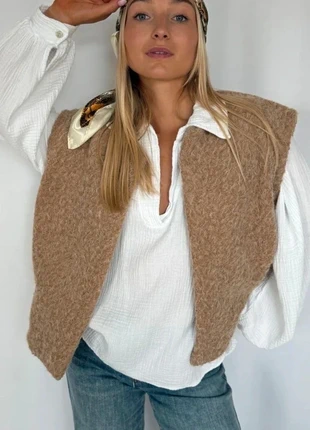Gilets Sans Manches caramel, brand: Boutique indépendante, condition: Very good, size: L / 40 / 12, €16.00, €17.50 includes Buyer Protection