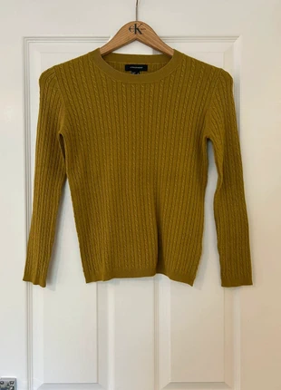Mustard cable knit jumper size 12, brand: Primark, condition: Very good, size: L / UK 16-18, £2.00, £2.80 includes Buyer Protection