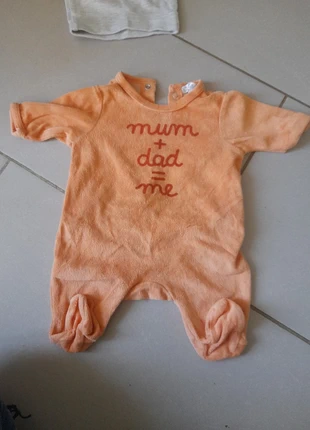 Pyjama doux , brand: Kitchoun, condizioni: Ottime, taglia: 1-3 mesi / 56 cm, €2.00, €2.80 include la Protezione acquisti