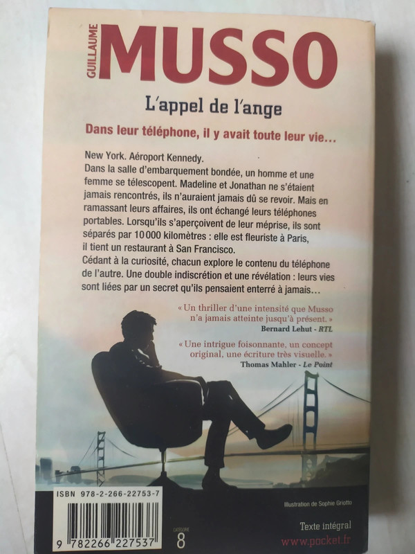 Lot de 2 livres Guillaume Musso : Parce que je t'aime + L'appel De