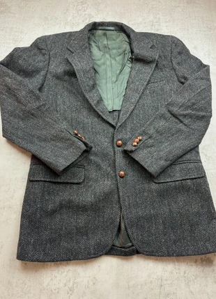 Veste Stanley Blacker Harris Tweed gris taille M KZ110, marca: stanley blacker, estado: Muito bom, tamanho: M, €49.00, €52.15 inclui Proteção do Comprador