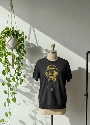 Camiseta vintage Pull n Bear XDye Clothing con diseño único y retro Soul Power Flores, marca: XDYE, estado: Satisfatório, tamanho: M, €1.50, €2.28 inclui Proteção do Comprador