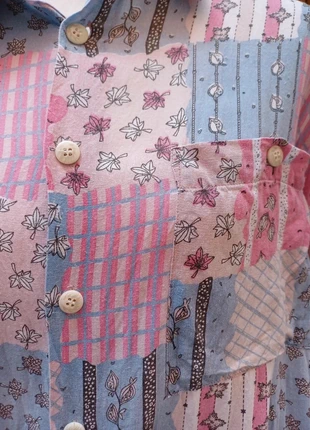 Camisa vintage estampado patchwork, brand: Vintage Dressing, condizioni: Buone, taglia: XL / IT 46 / EU 42, €13.95, €15.35 include la Protezione acquisti