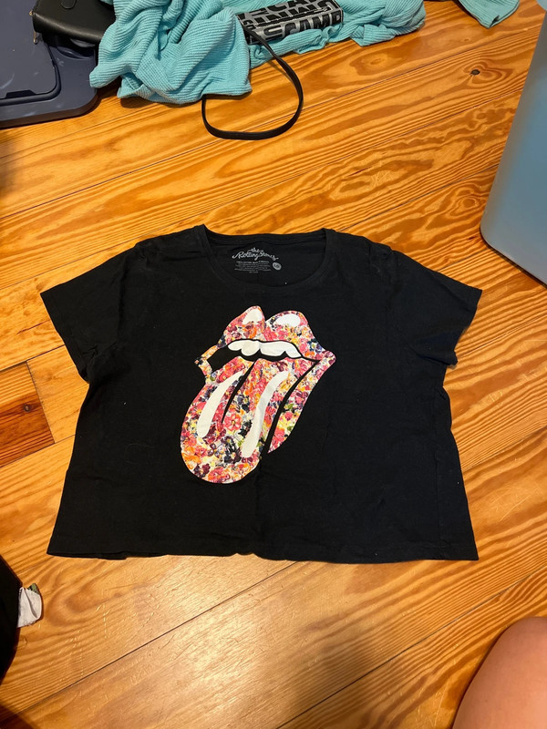 Rolling Stones cropped tee 1