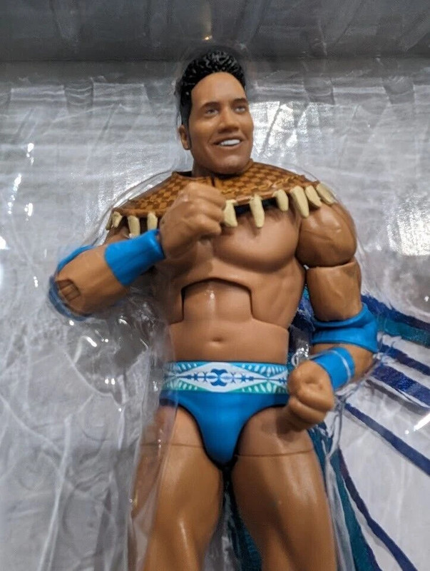 WWE Elite Rocky Maivia 60th Anniversary Then Now Forever Together Rock Complete 2